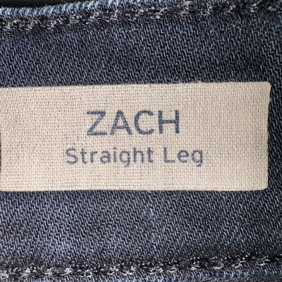 Mavi Jeans Mens Fits 32x28 Blue Zach Straight Leg Dark Indigo Wash Stretch Denim - Picture 5 of 16